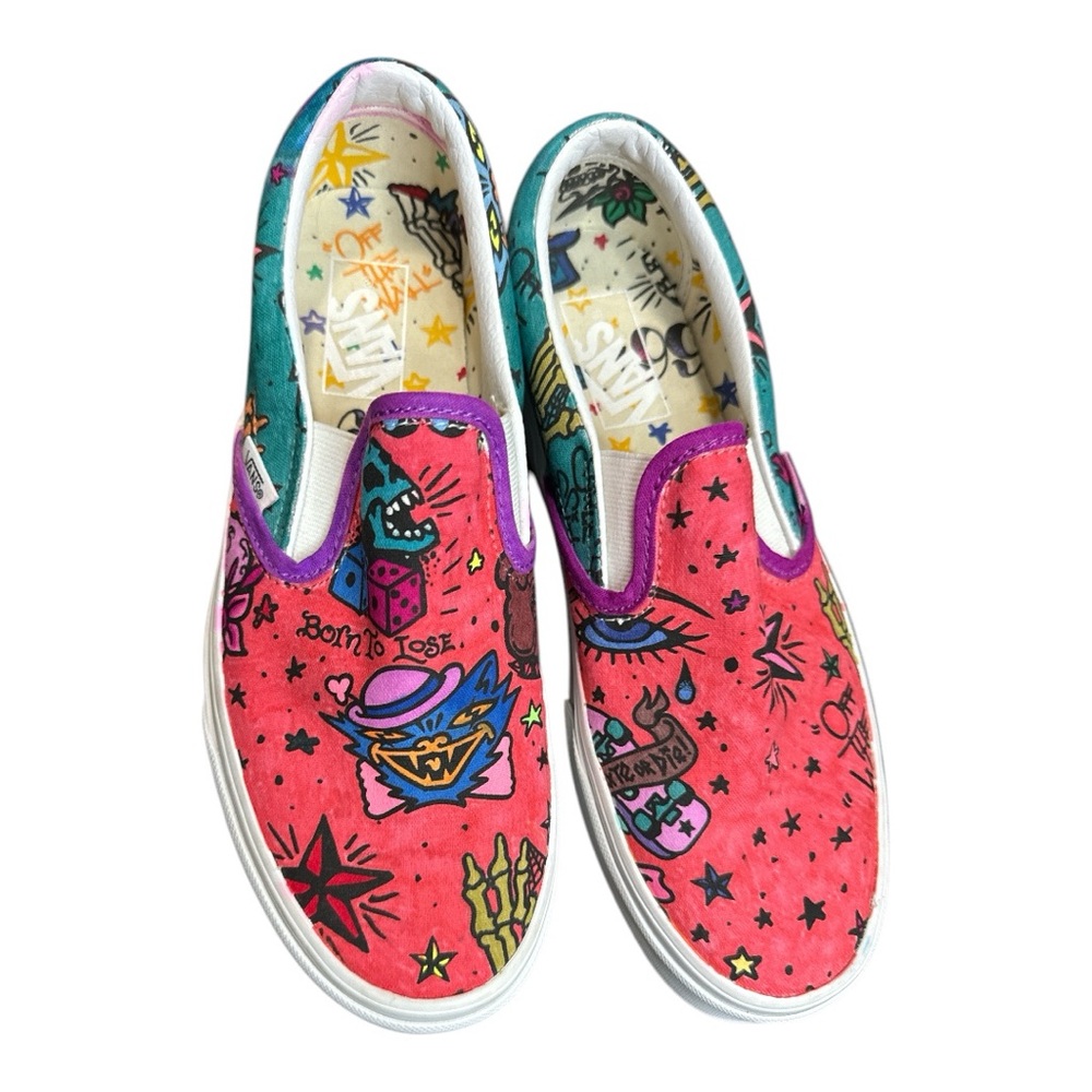 Vans Traditional American Tattoo slip-ons - Picture 4 of 7